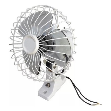 White Fan 6" 12V