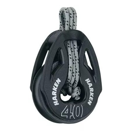 Harken Bloque de fijación suave T2 de 40 mm
