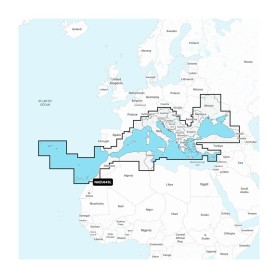 Navionics+ Carta Náutica Mar Mediterraneo y mar Negro