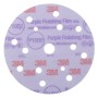 3M Hookit Finishing grinding disc with purple film backing 260L, 150 mm, 15 agujeros, P1000, 51157