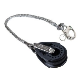 Optiparts Harken Pulley 40 mm with Dynema to Optimist Shackle