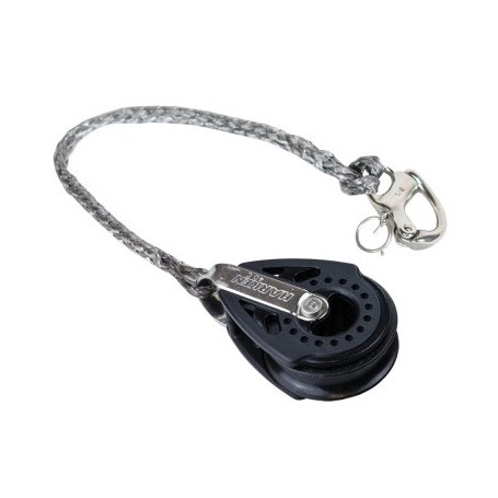 Optiparts Harken Pulley 40 mm with Dynema to Optimist Shackle