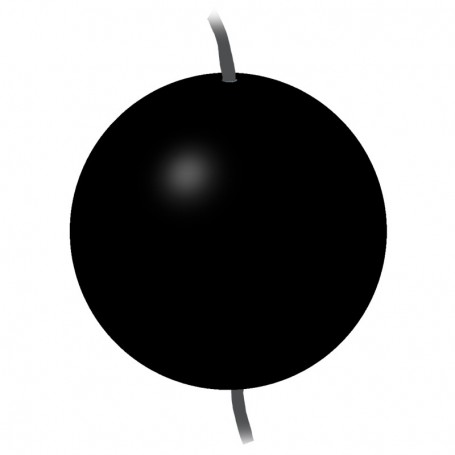 Day signal ball black 600mm