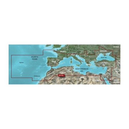 Garmin Bluechart Nautical Chart Southern Europe