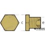 Tecnoseal cooler anode plug 1/4 bspt
