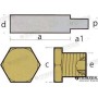 Zinc anode caterpillar engine d.10 w/tapo Tecnoseal