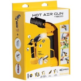 Pistola de aire caliente mutifuncional 520W 190-900ºC
