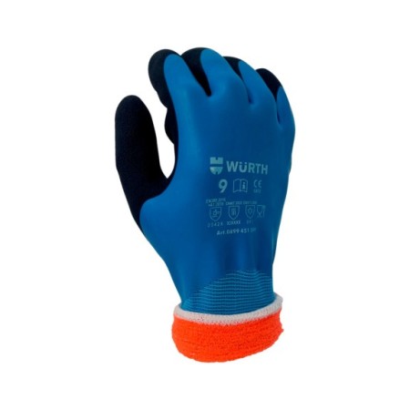 Wurth Waterproof Thermo Latex Gloves