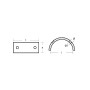 Zinc anode collar gori.13-18' Tecnoseal