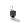 Cerradura de manija con cerradura Ø50mm Negra