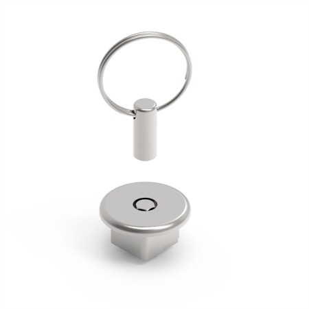 Seasmart Trampilla  con cierre externo de acero inoxidable para socket de cabrestante