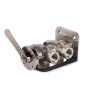 6-way f. ball valve, "l" type in brass 1/2"