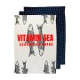 Azul marino con imagen peces vitamin sea "Cooking on board"