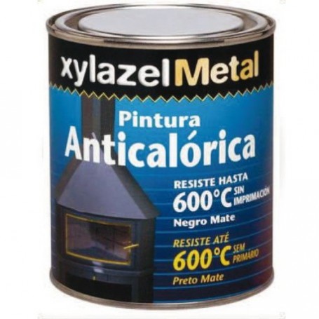 Xylazel pintura anticalorica negro mate 750ml