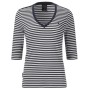 Musto Camiseta M Classic V-Neck Stripe azul marino/raya blanca 10