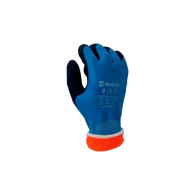Wurth Guantes Antifrío Impermeable Alimentario T.9