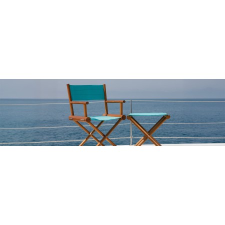 Marine Business Taburete plegable de teca