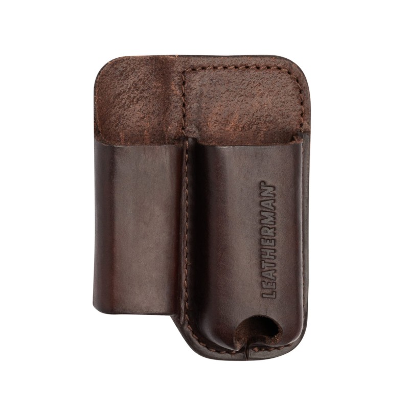 Leatherman Funda de cuero premium Dark brown