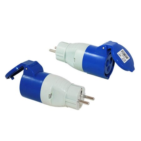 Cee Schuko Male Adapter