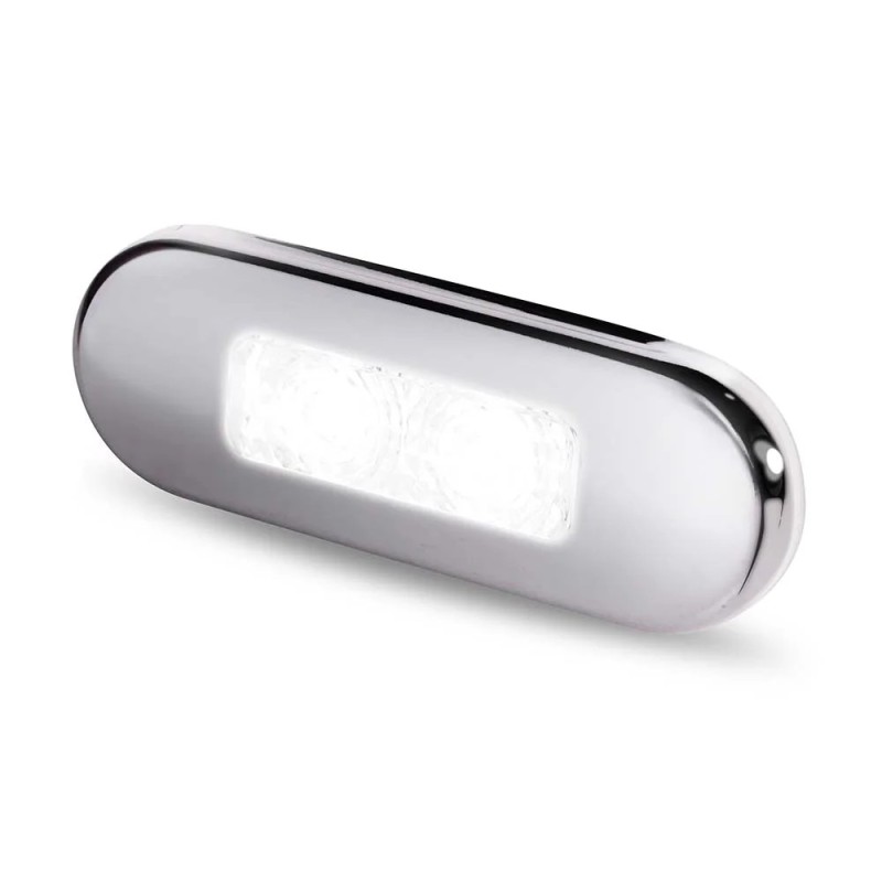 LED Surface Mount Oblong Courtesy Lamp - White