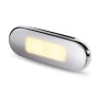 Plafón cortesía rectangular LED de montaje en superficie Blanco cal