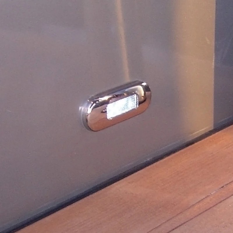 LED Surface Mount Oblong Courtesy Lamp - Red