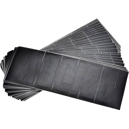 Letters & Figures Kit 148Pcs Black