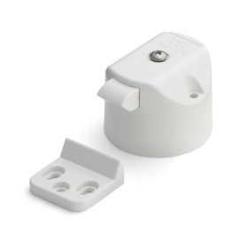Cerradura Blanca Para Boton Lamp