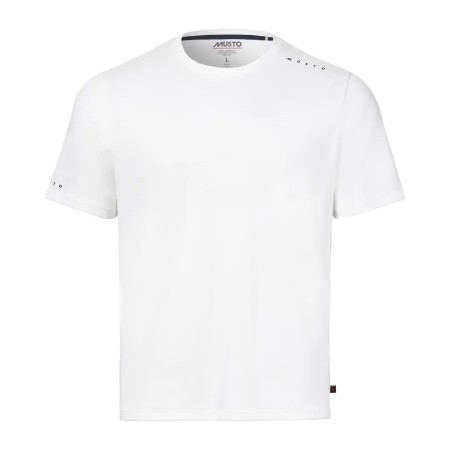 Musto Camiseta H Evo Crew Sunblock Ss Blanco Xxl