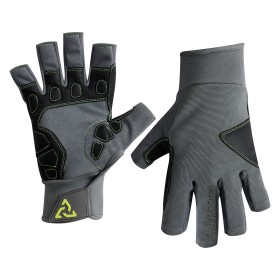 Thypoon Guantes Performance de Medio Dedo Gris/Lima
