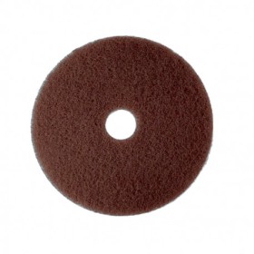 3m round pad for scrubbing brown 432mm x unit