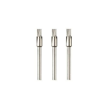 Dremel 443 carbon steel brush 3,2mm (blister) 3 unities