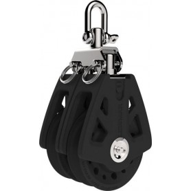 Lewmar double block synchro black 60mm