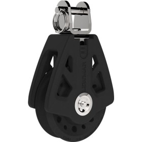 Lewmar single block  black 72mm