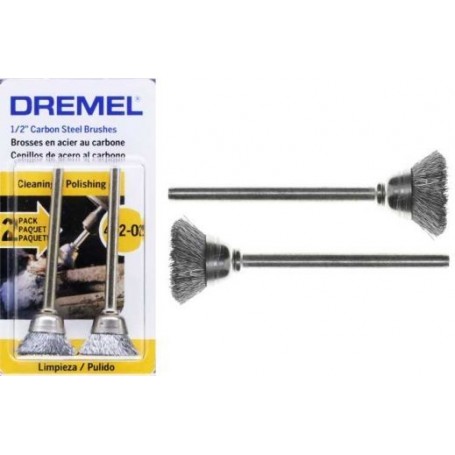 Dremel 442 carbon steel brush 13mm (blister) 2 unities