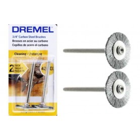 Dremel 428 Cepillo Acero Carbóno 19Mm (Blister) 2Ud