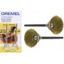 Dremel 536 brass brush 13mm (blister) 2 unities