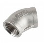 SS F-F 45° Elbow 1-1/4" Genebre
