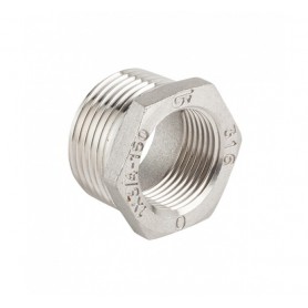 Reducción Hexagonal Inox M-H 1/2X3/8" Genebre