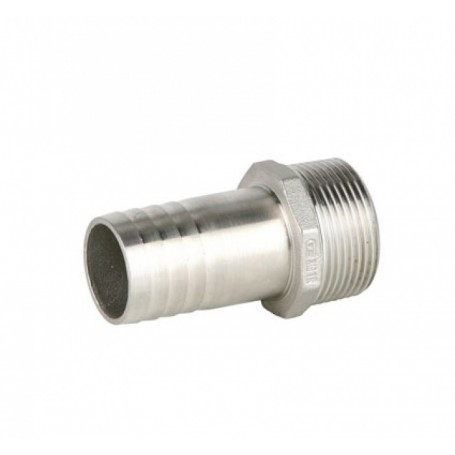 SS Hose Tail 1/4" x 8 mm Genebre