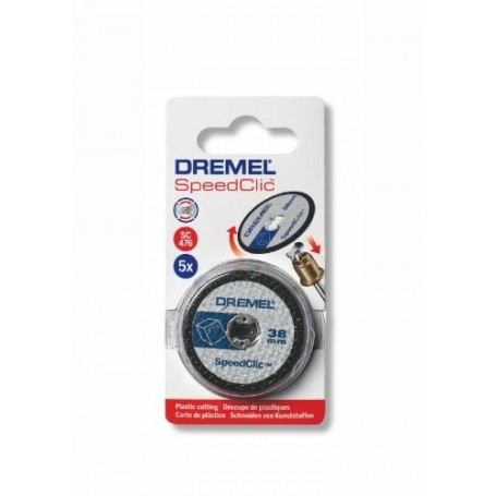 Dremel sc746 plastic cutting wheels speedclic (blister)
