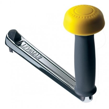 Lewmar chrome winchhandle. lock-in. powegrip. 250mm