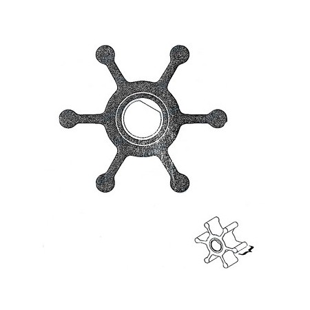 Johnson pump impeller 6p t4 o-ring nitrile f2  8x34x12
