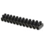 Legrand Regleta Nylbloc, Negra,  6Mm