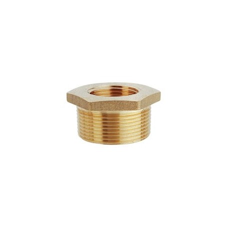 Cr brass m.f. reducer 1" 1/4x1"