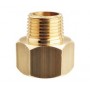 Cr brass f.m. coupling with m. reduced 3/4x1/2