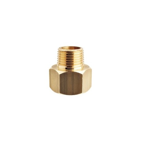 Cr brass f.m. coupling with m. reduced 1"x3/4