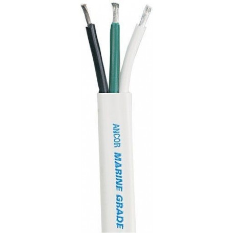 Triplex cable 14/3awg 3x2mm² flat meter ancor marine