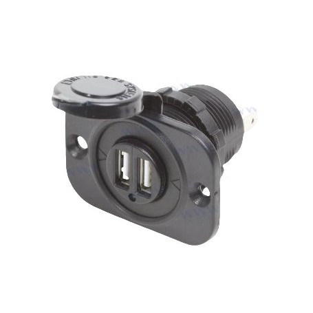 Double usb charge outlet 12v blue sea