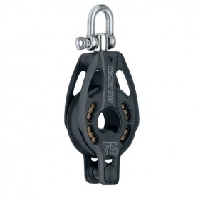 Harken block w/becket 75mm